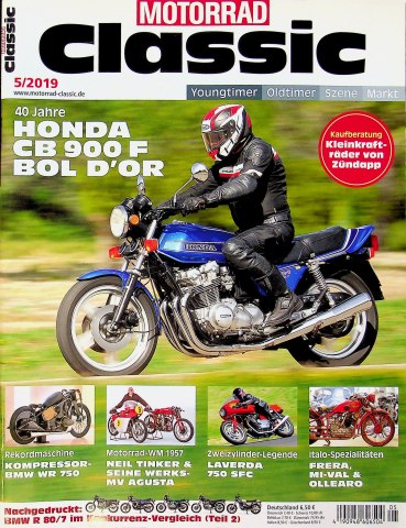 Deckblatt Motorrad Classic (05/2019)